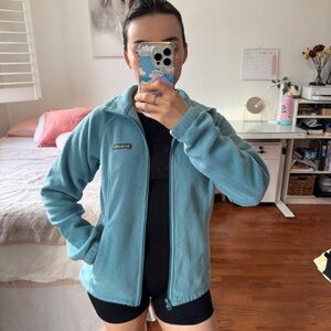 Columbia Women's Teal Fleece Full-Zip Jacket